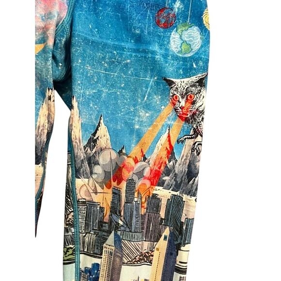 EUC Niyama Sol Endless RARE David Bowie leggings capris no longer made size XS - Picture 3 of 6